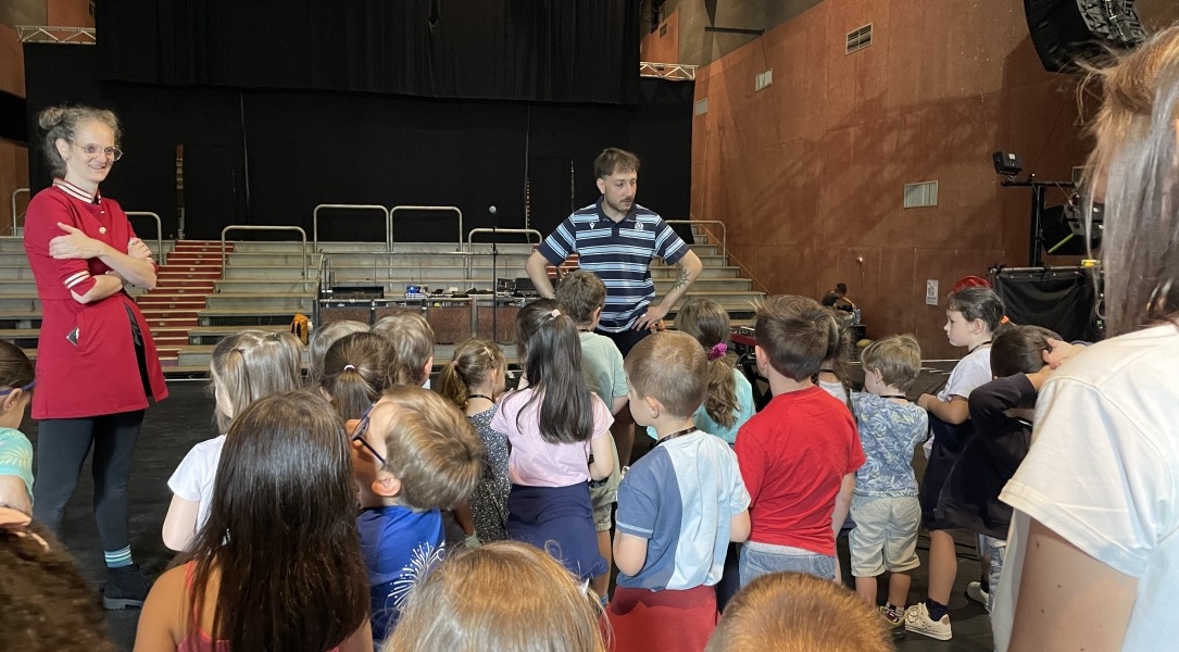 Visite enfant de l'école de Gannat
