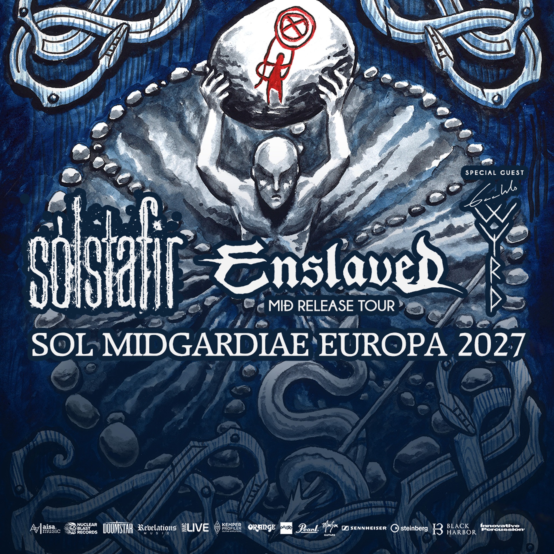 ENSLAVED & SÓLSTAFIR + GAAHLS WYRD